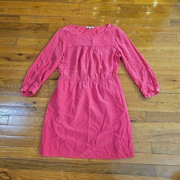 Madewell Silk A Line Dress Women's Size 6 - Picture 1 of 7